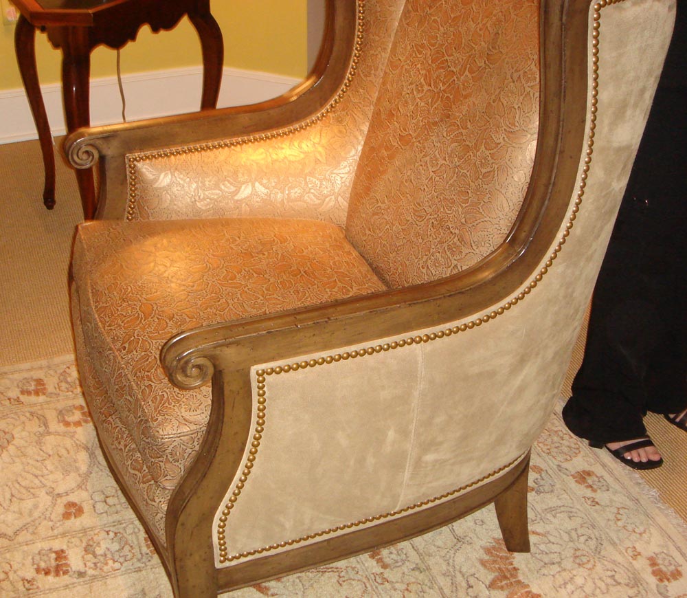 Townsend Leather's Expressions Cowhide Indian Ginger Floreale