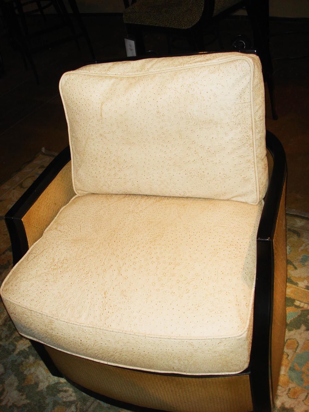 Townsend Leather's Expressions Cowhide Vanilla Bean Ostrich