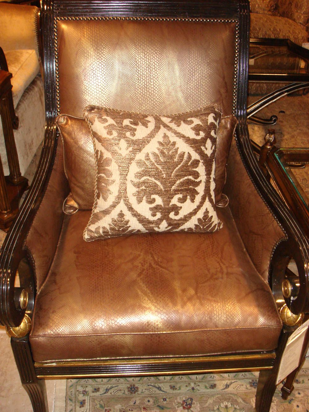 Townsend Leather's Expressions Cowhide Clove Spice Java Snake