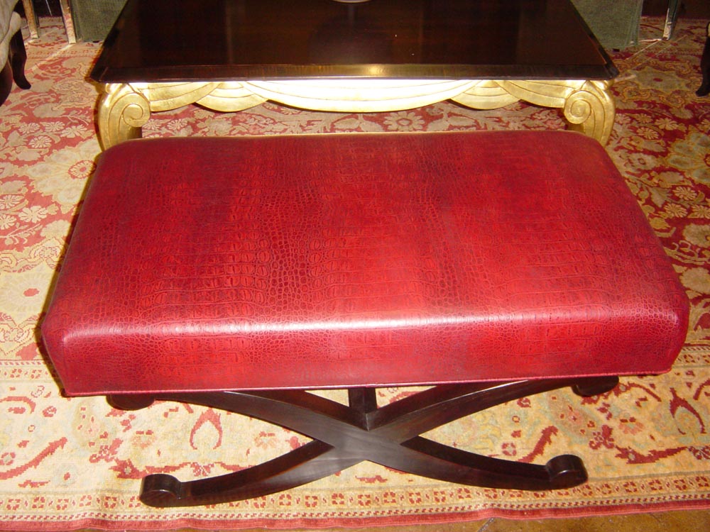 Townsend Leather's Expressions Cowhide Saffron American Gator