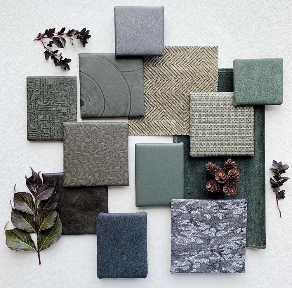 Townsend Leather's Army Green Mood Board