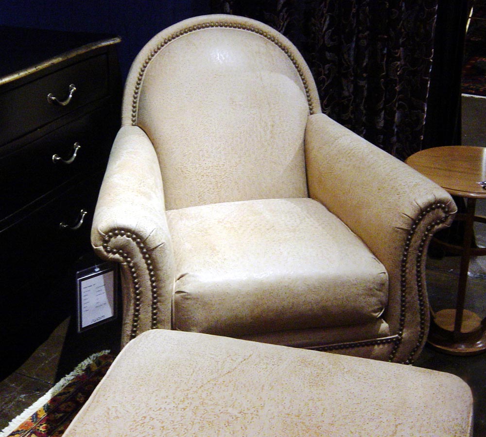 Townsend Leather's Expressions Cowhide Vanilla Bean Ostrich