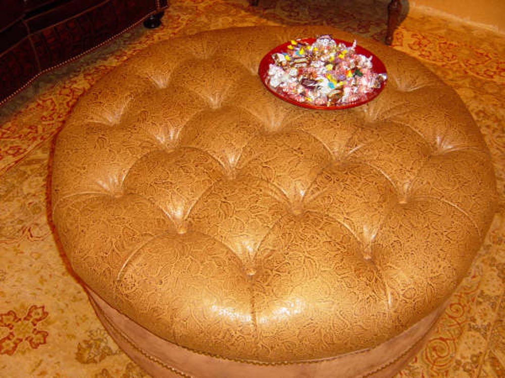 Townsend Leather's Expressions Cowhide Honey Mesquite Floreale