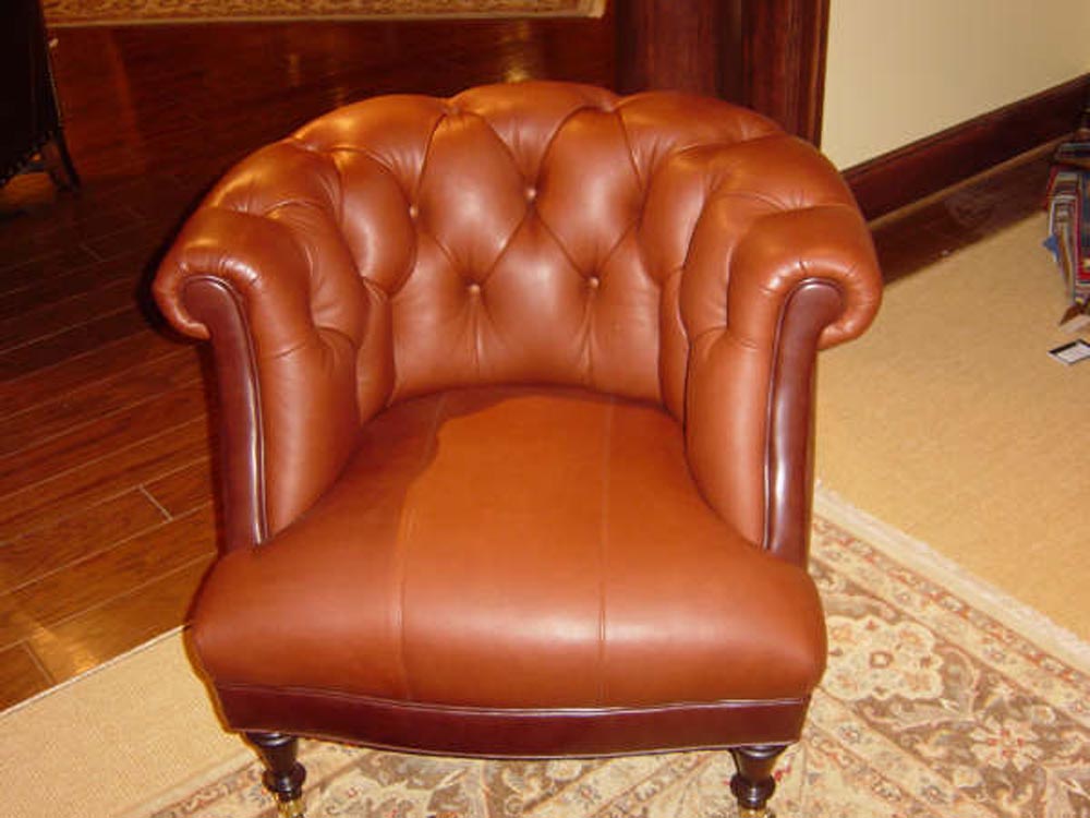 Townsend Leather's Antique Glaze Lambskin Auburn