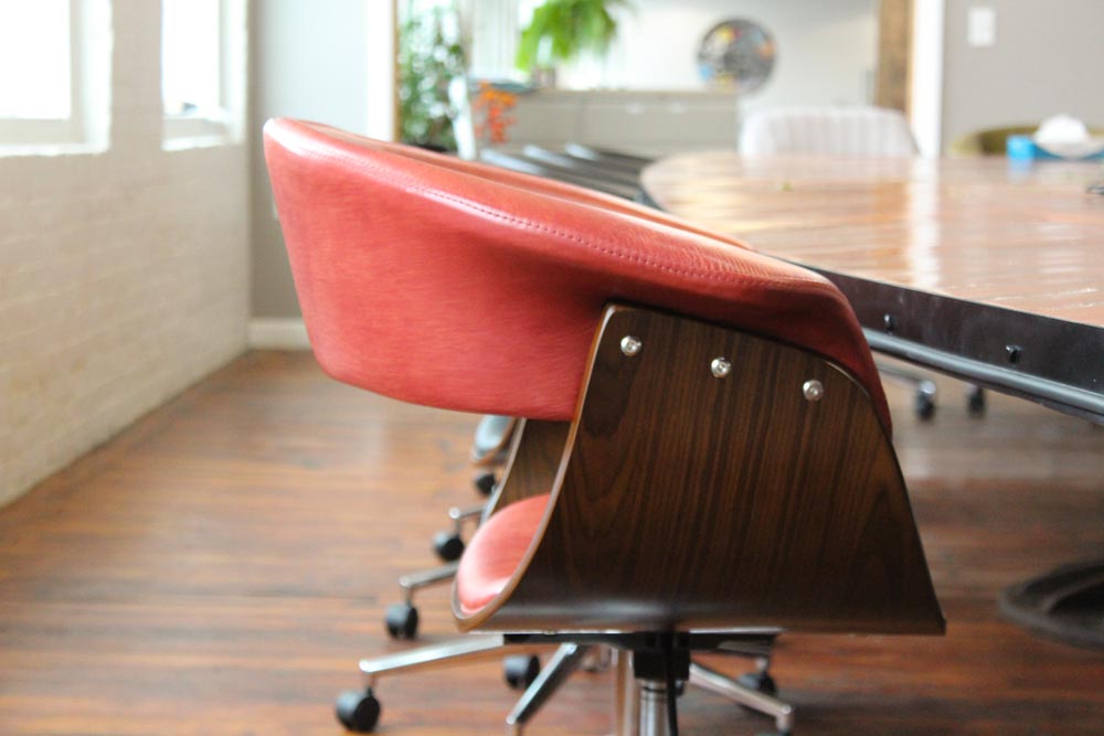 Townsend Leather's Antique Glaze Lambskin Paprika