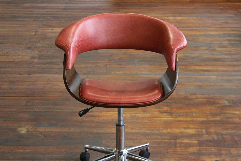 Townsend Leather's Antique Glaze Lambskin Paprika