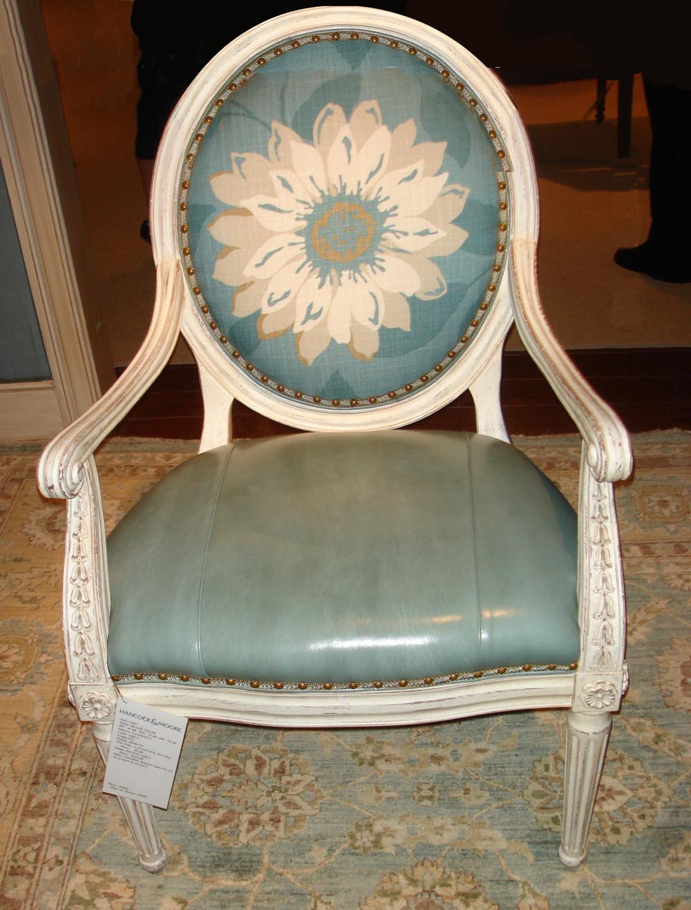 Townsend Leather's Antique Glaze Lambskin Light Blue