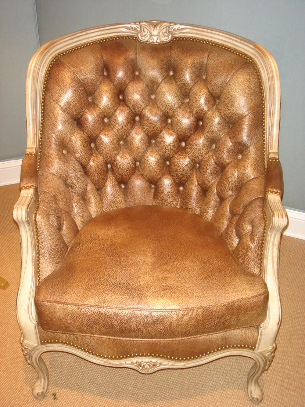 Townsend Leather's Antique Glaze Lambskin Distressed Printed Honey