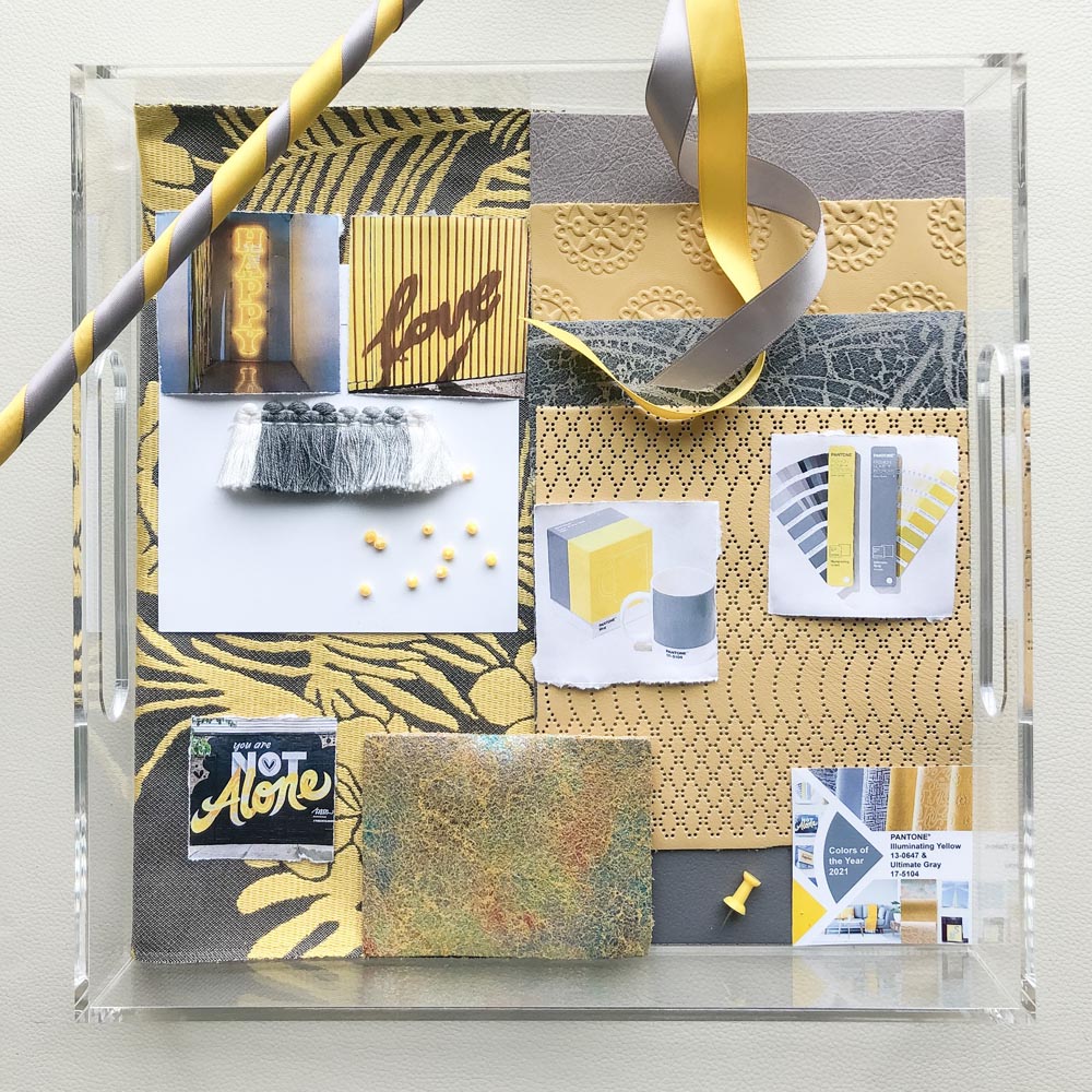 Townsend Leather's 2021 Pantone Color of the Year Mood Board