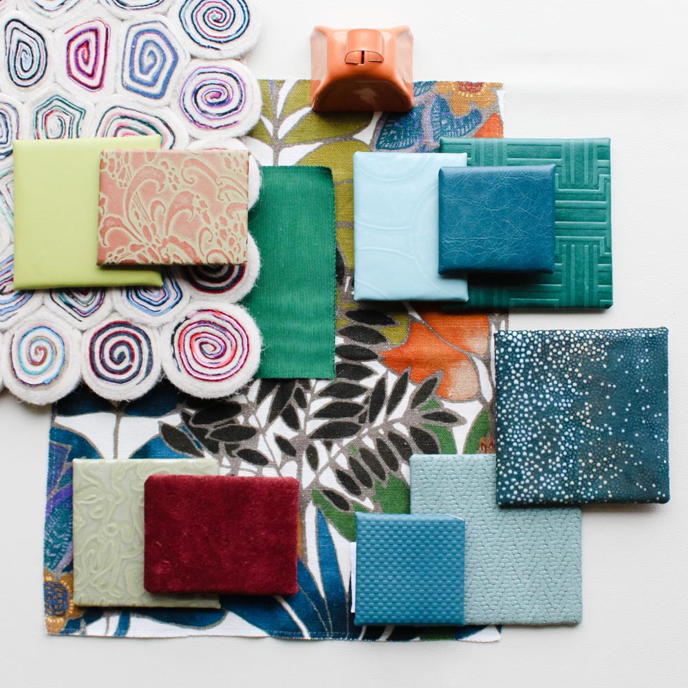 Townsend Leather's Abstract Mood Board