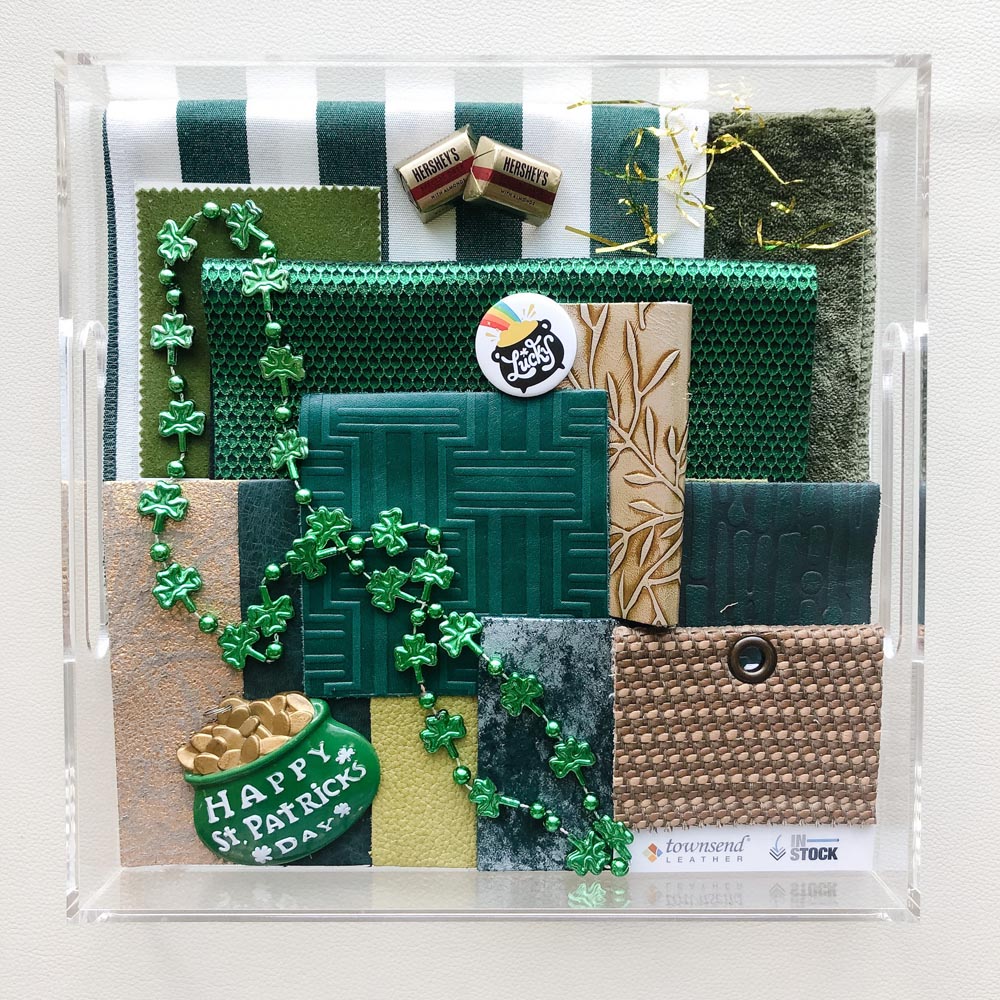 Townsend Leather's Emerald St. Patrick's Mood Board