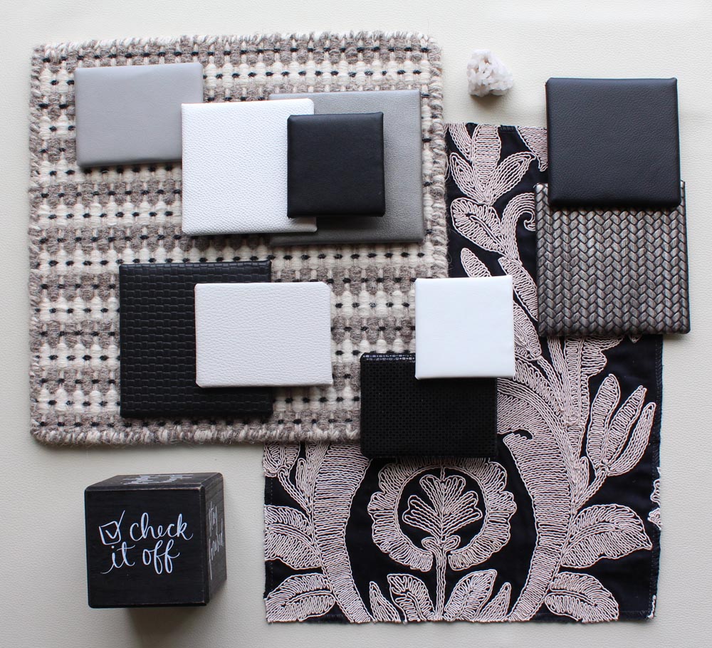 Townsend Leather's Old School Black & White Mood Board