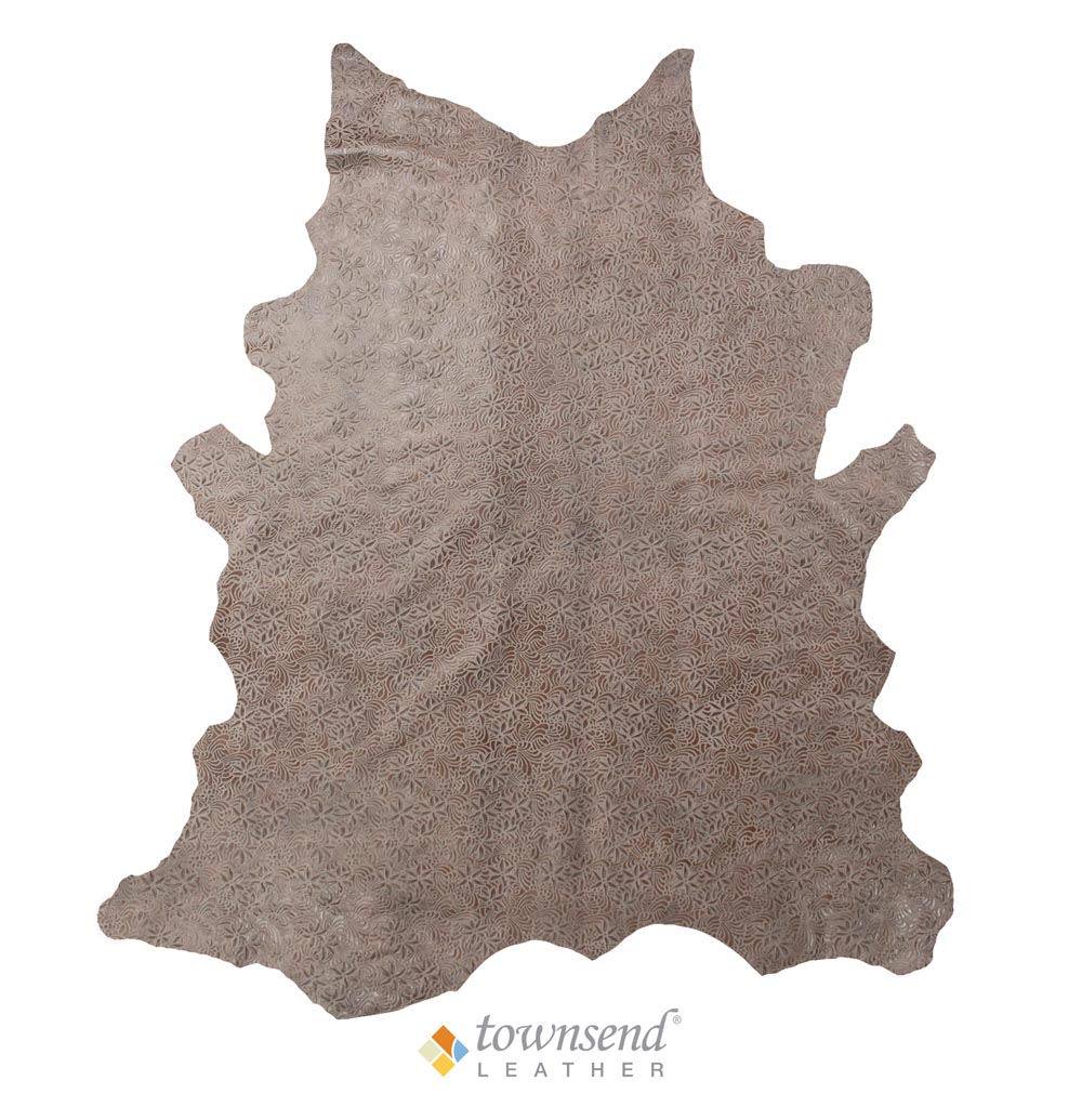 Townsend Leather's Impressions II Cowhide Forest Poinsettia
