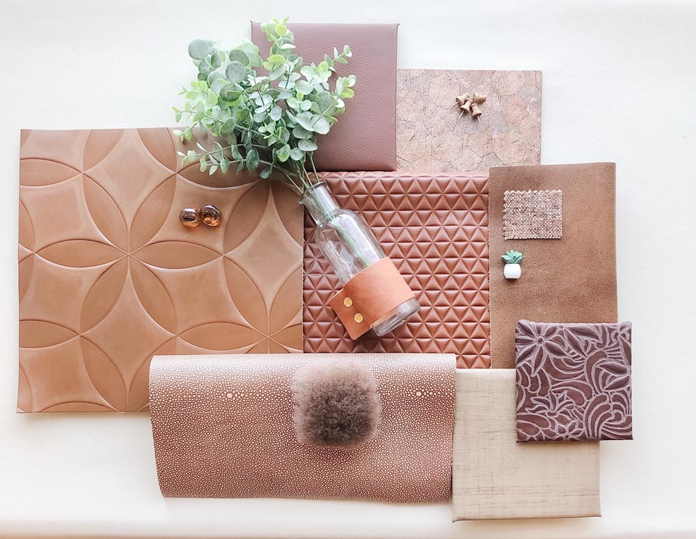 Townsend Leather's Cognac Brown Moodboard