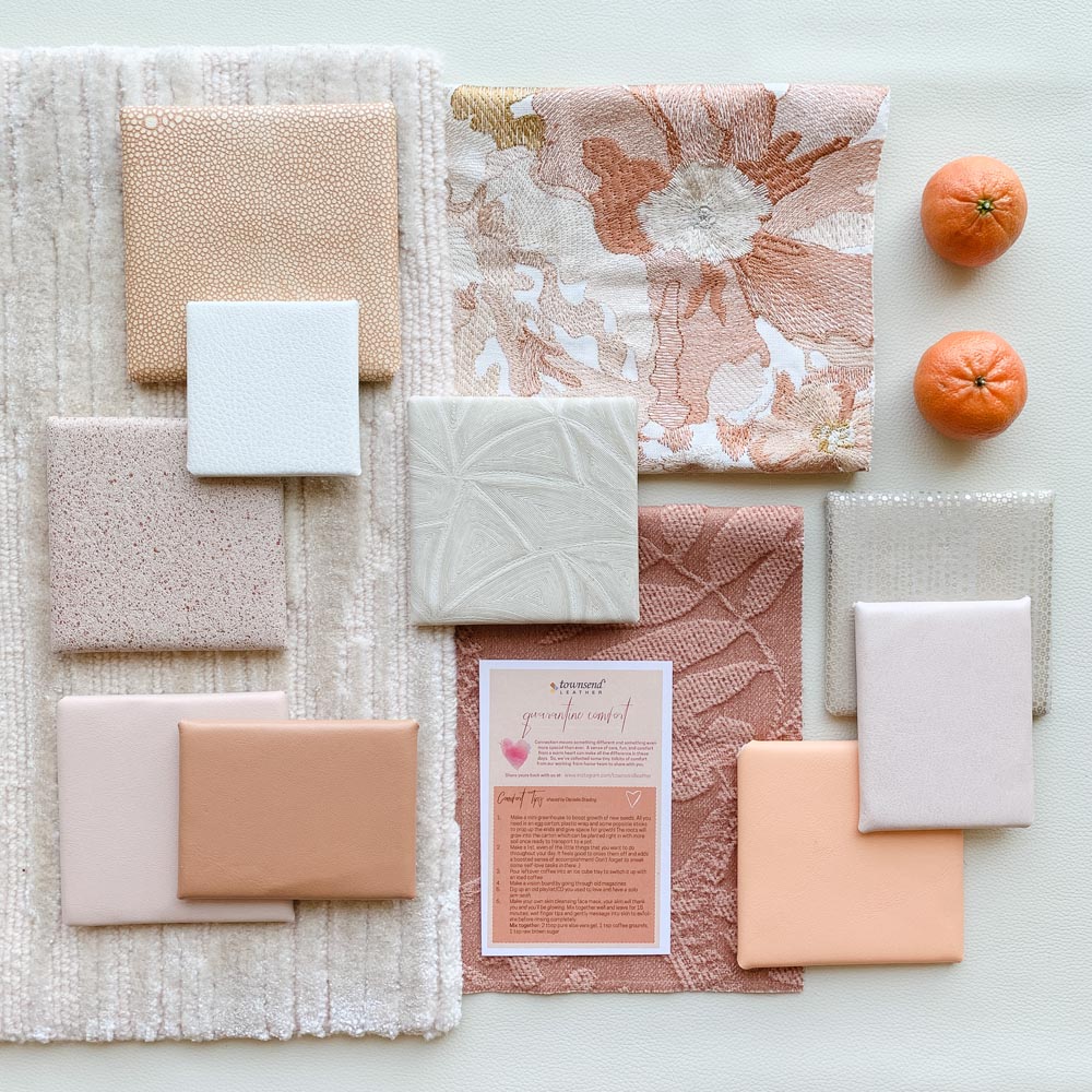 Townsend Leather's Quarantine Comfort Mood Board