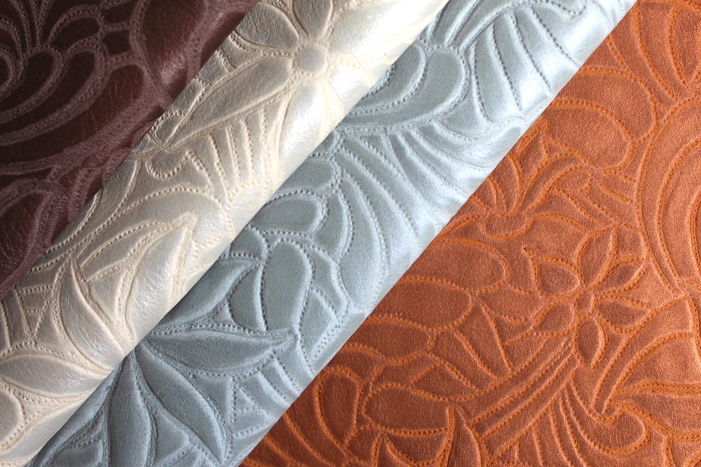 Townsend Leather's Impressions II Cowhide Poinsettia