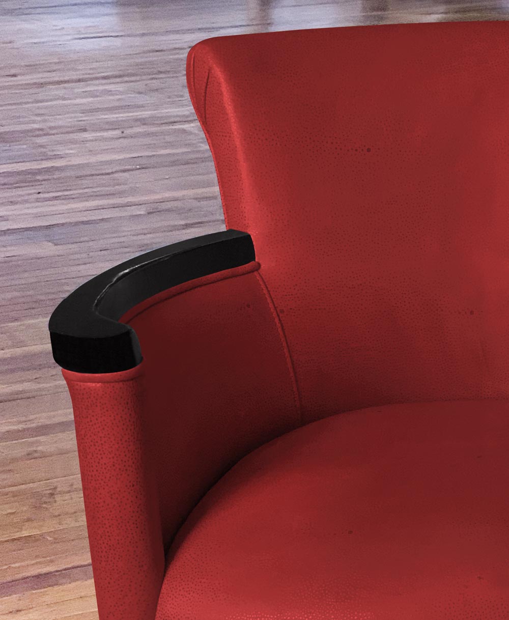 Townsend Leather's Stingray Serenade Cowhide Red Tide