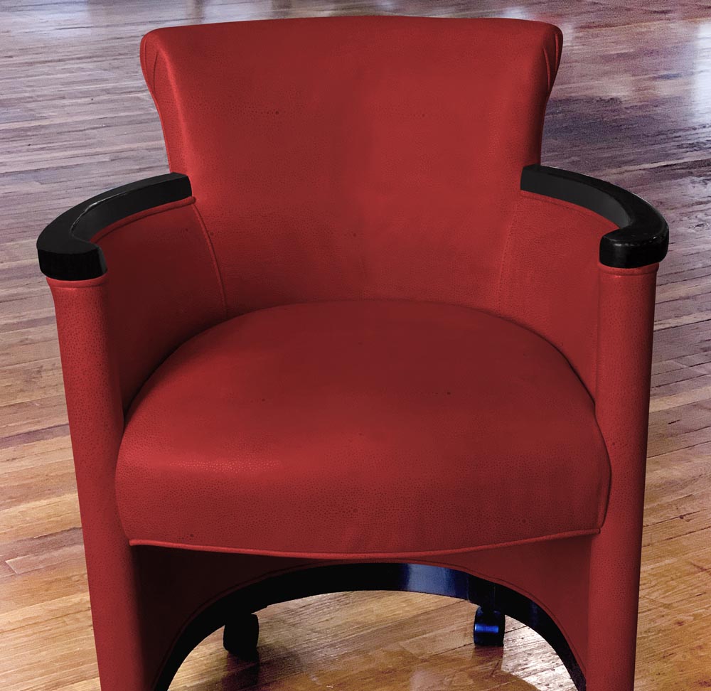 Townsend Leather's Stingray Serenade Cowhide Red Tide