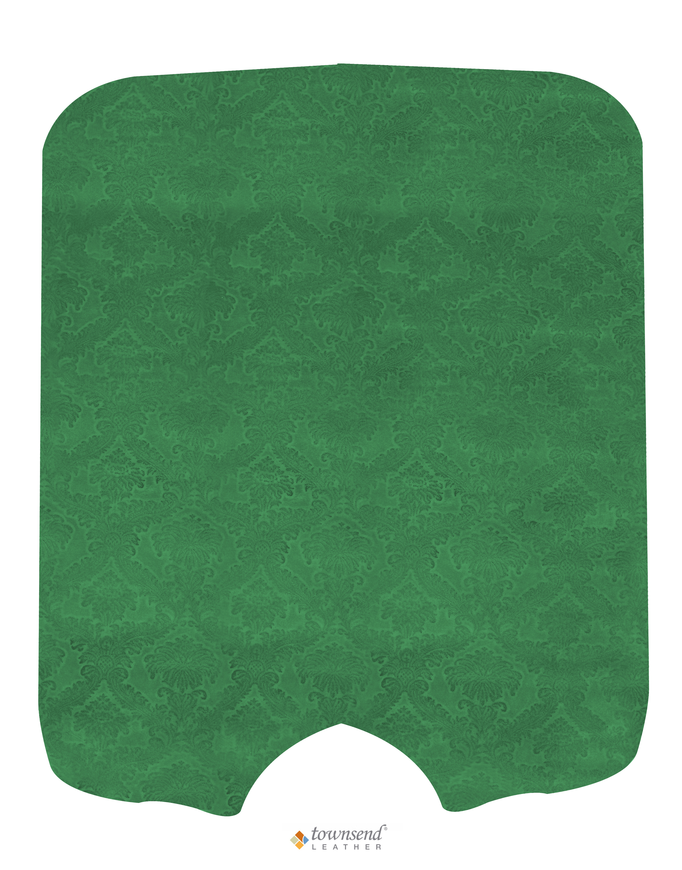 Townsend Leather's Duvel Rustica Impresión Cowhide Blarney Stone Palm Damask Center Cut