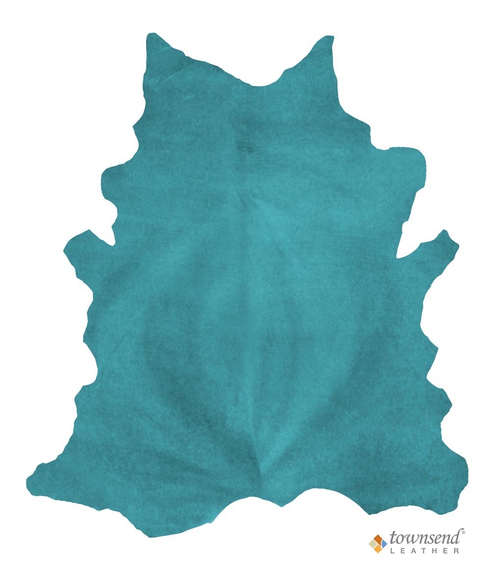 Stacy Garcia® Blue Label for Townsend Leather Sassolino Pebble Cowhide Turquoise