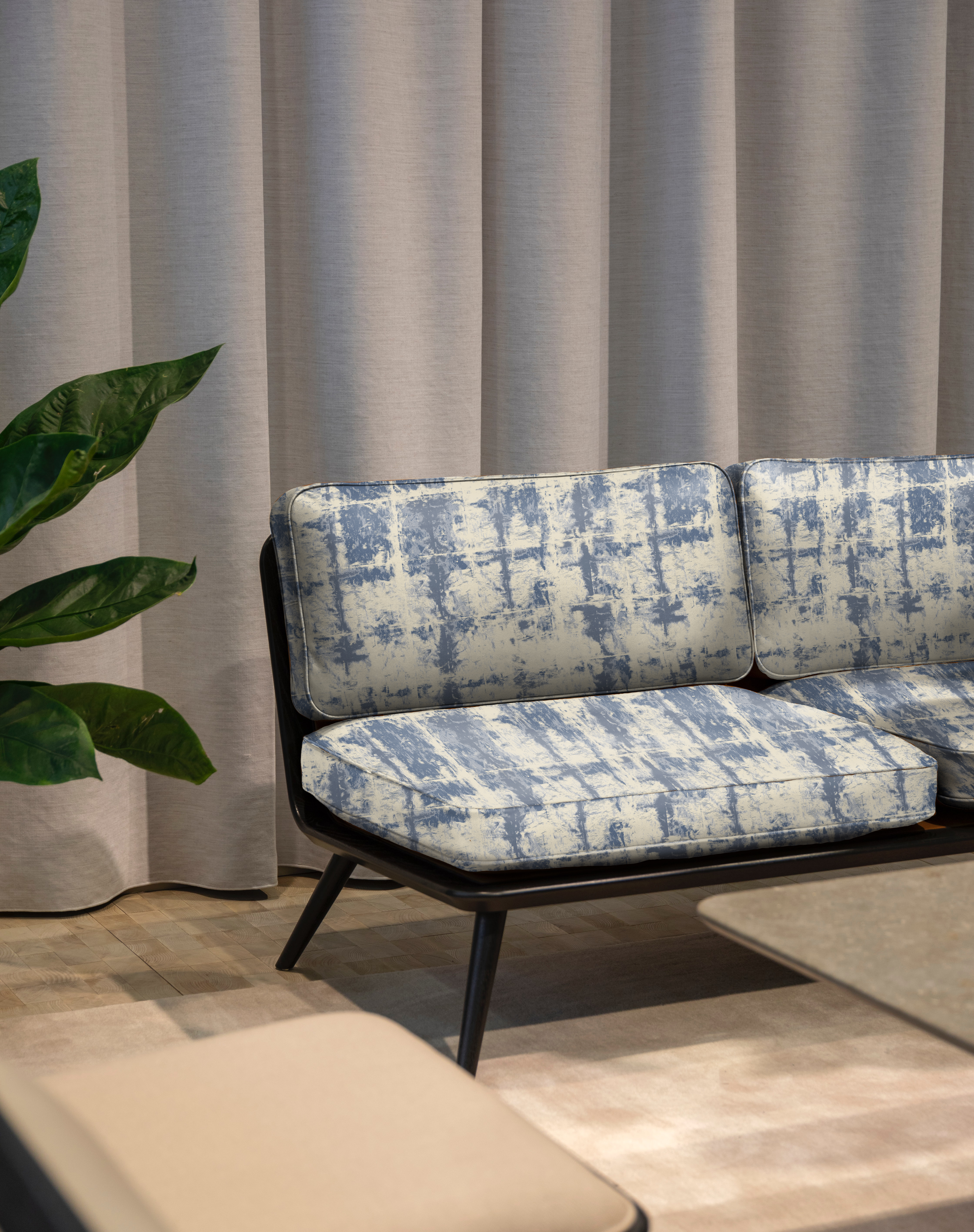 Digitally Printed Cowhide by Stacy Garcia® Inkwask Indigo