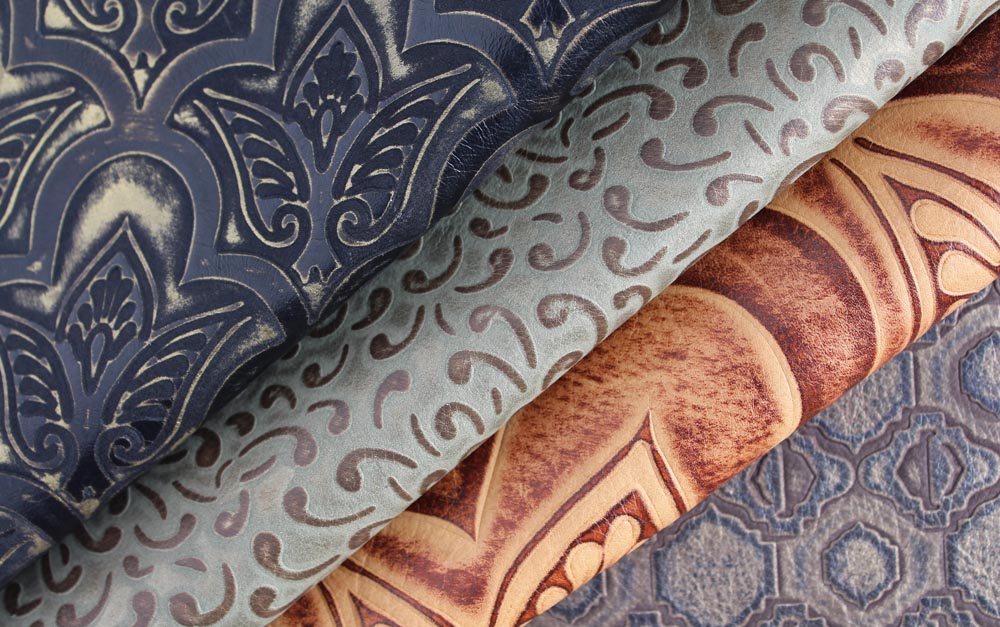 Townsend Leather's Ancient Gaufrage Cowhide