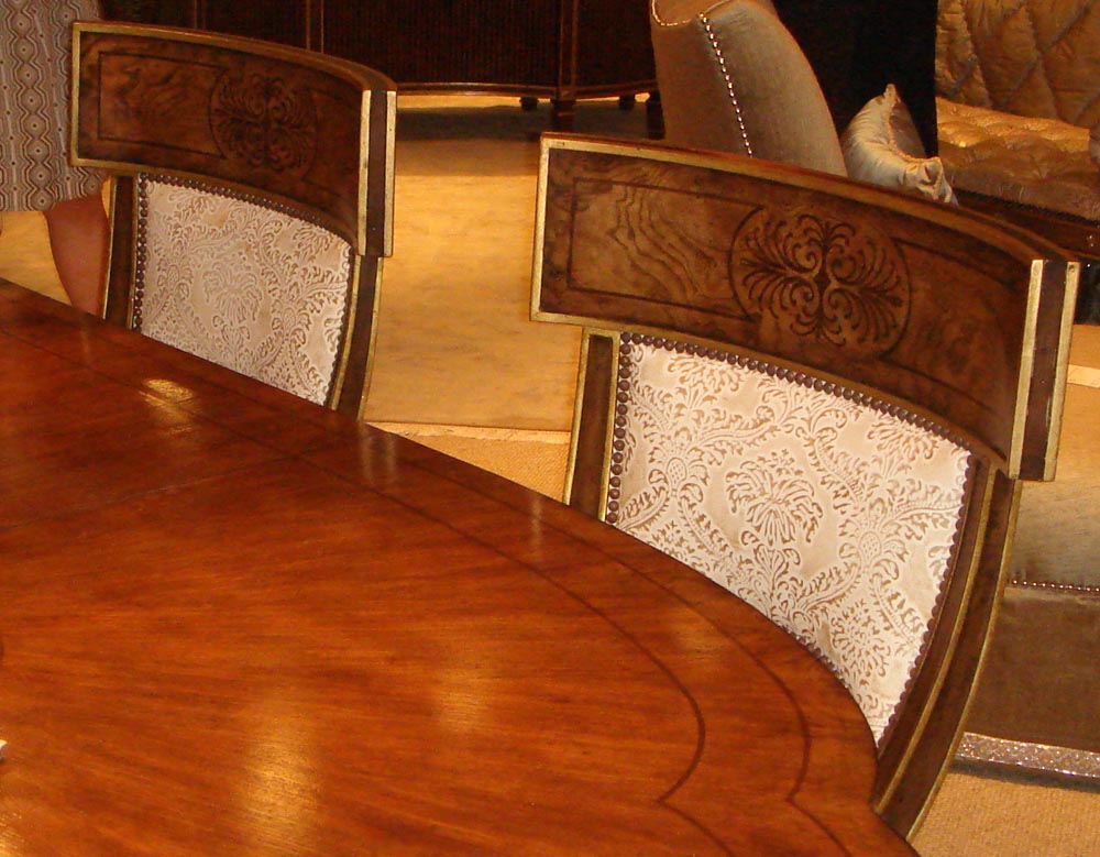 Townsend Leather's Ancient Gaufrage Cowhide Old Lace Palm Damask