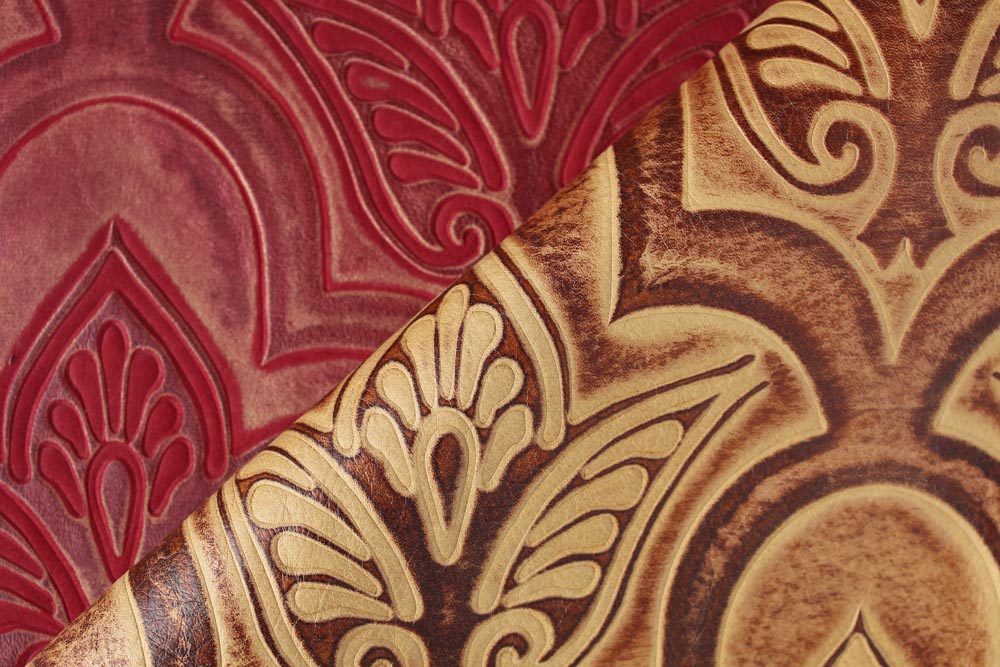 Townsend Leather's Ancient Gaufrage Cowhide Kasbah