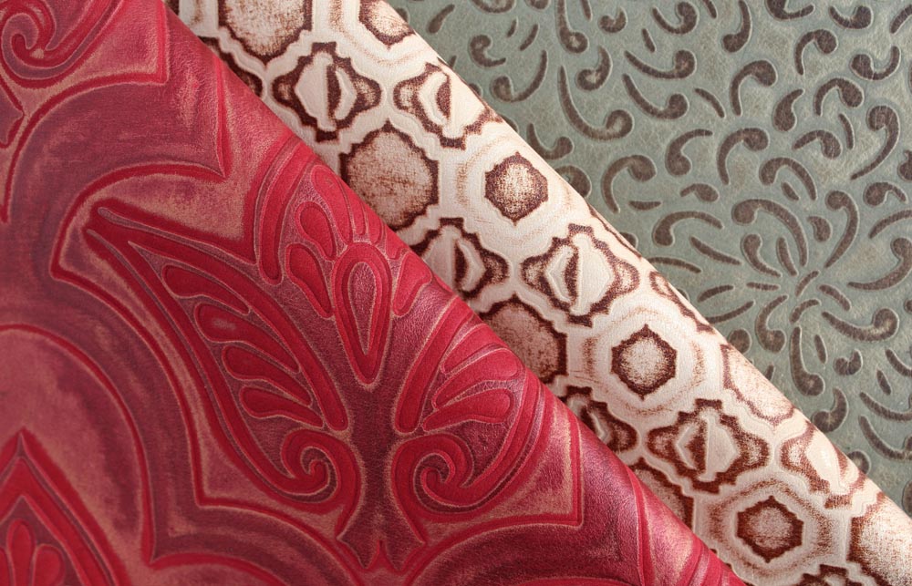 Townsend Leather's Ancient Gaufrage Cowhide