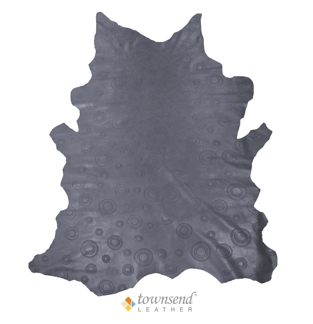 Townsend Leather Leather Essentials Cowhide Circles Blue Steel