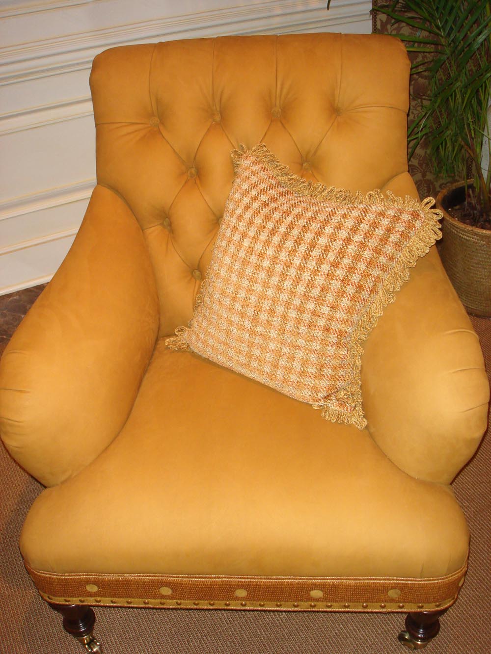 Townsend Leather's Serenato Suede Cowhide Ambra