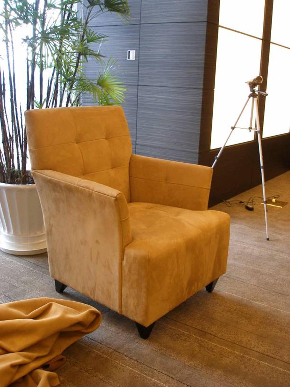 Townsend Leather's Serenato Suede Cowhide Ambra