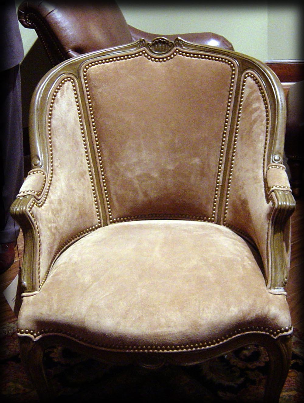 Townsend Leather's Soft Suede Cowhide Champagne