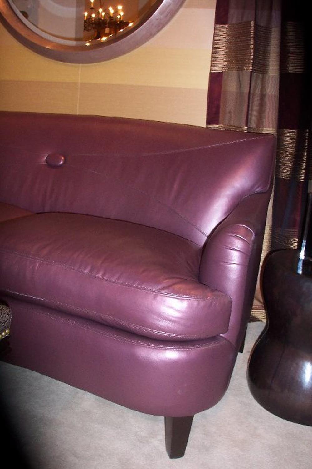 Townsend Leather's Taj Pearlized Cowhide Orchid