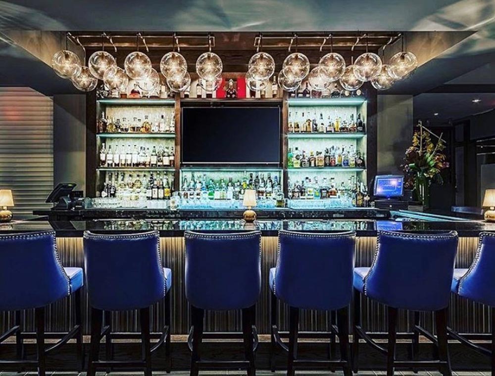 Townsend Leather's Taj Pearlized Cowhide Mediterranean