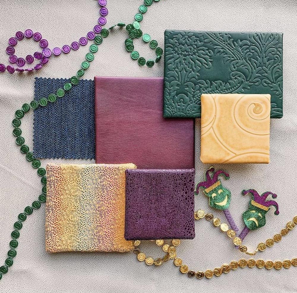 Townsend Leather's Mardi Gras Mood Board