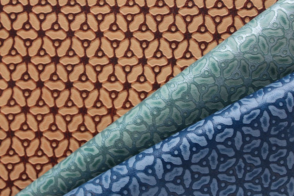 Townsend Leather's Aniline Gaufrage Cowhide Mosaic