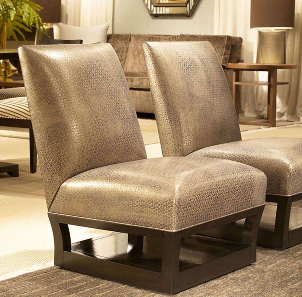 Townsend Leather's Aniline Gaufrage Cowhide Pewter Mosaic