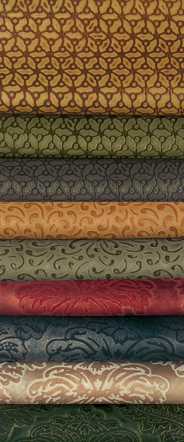 Townsend Leather's Aniline Gaufrage Cowhide