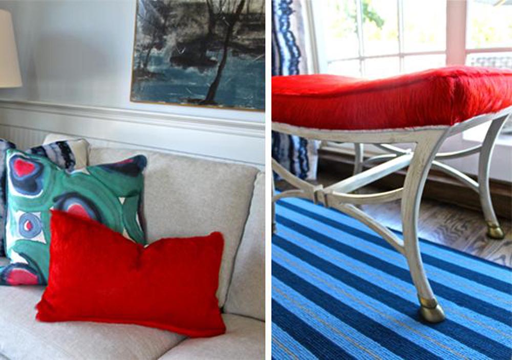 Townsend Leather's Toro Hair-on Cowhide Candy Red Apple