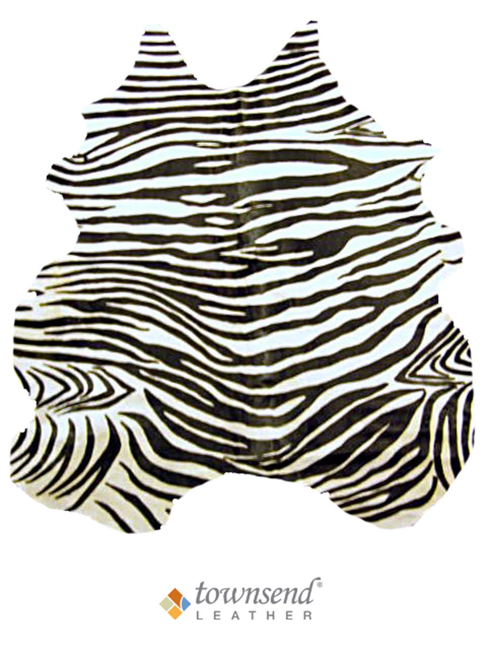 Townsend Leather's Toro Hair-on Cowhide Zebra