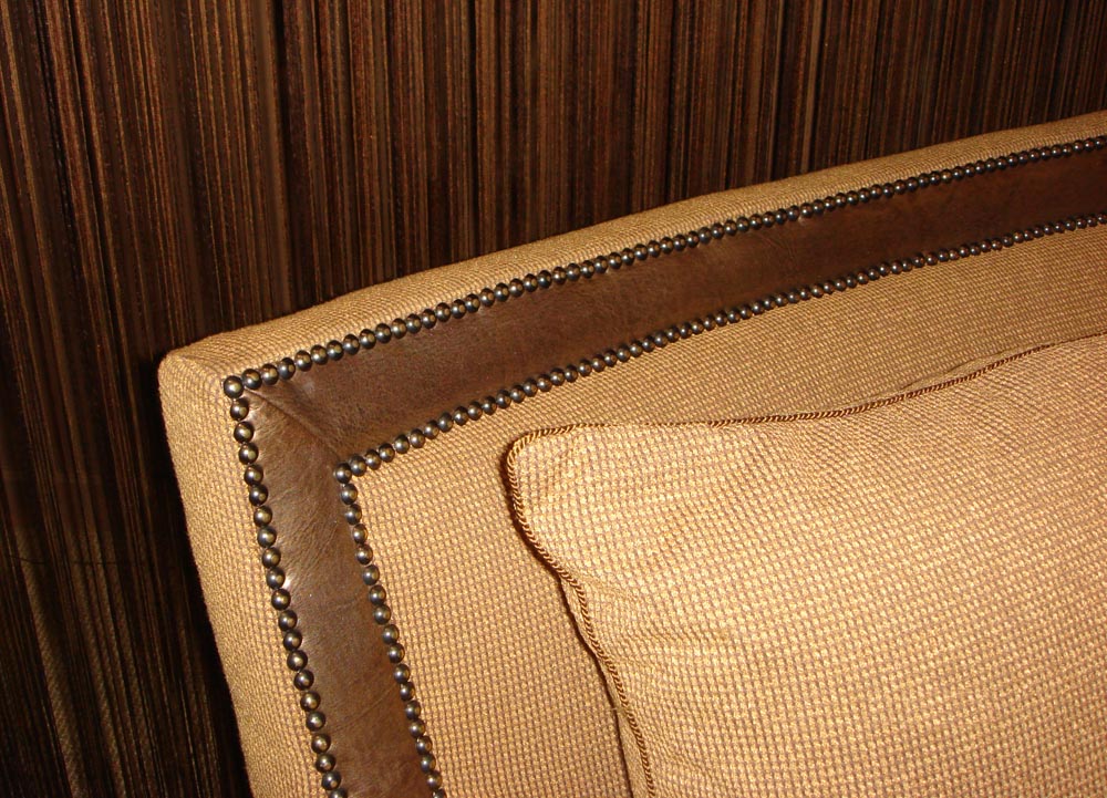 Townsend Leather's Brushed Metallic Cowhide Clove Spice