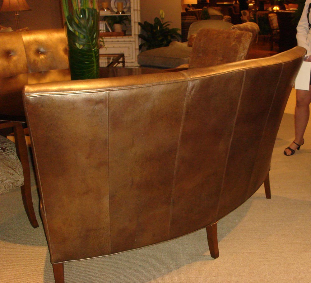 Townsend Leather's Brushed Metallic Cowhide Clove Spice