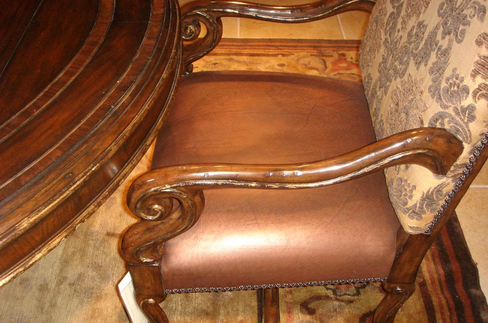 Townsend Leather's Brushed Metallic Cowhide Old Penny