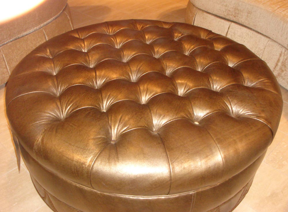 Townsend Leather's Brushed Metallic Cowhide Indian Ginger