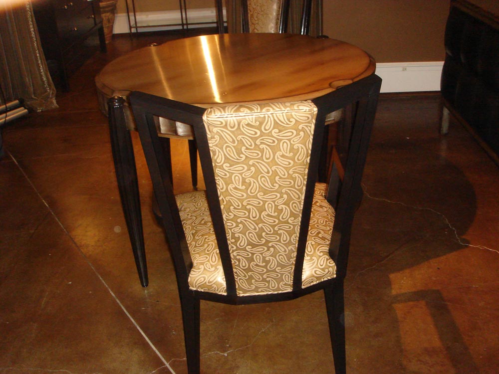 Townsend Leather's Gaufrage Brushed Metallic Cowhide Indian Ginger Paisley