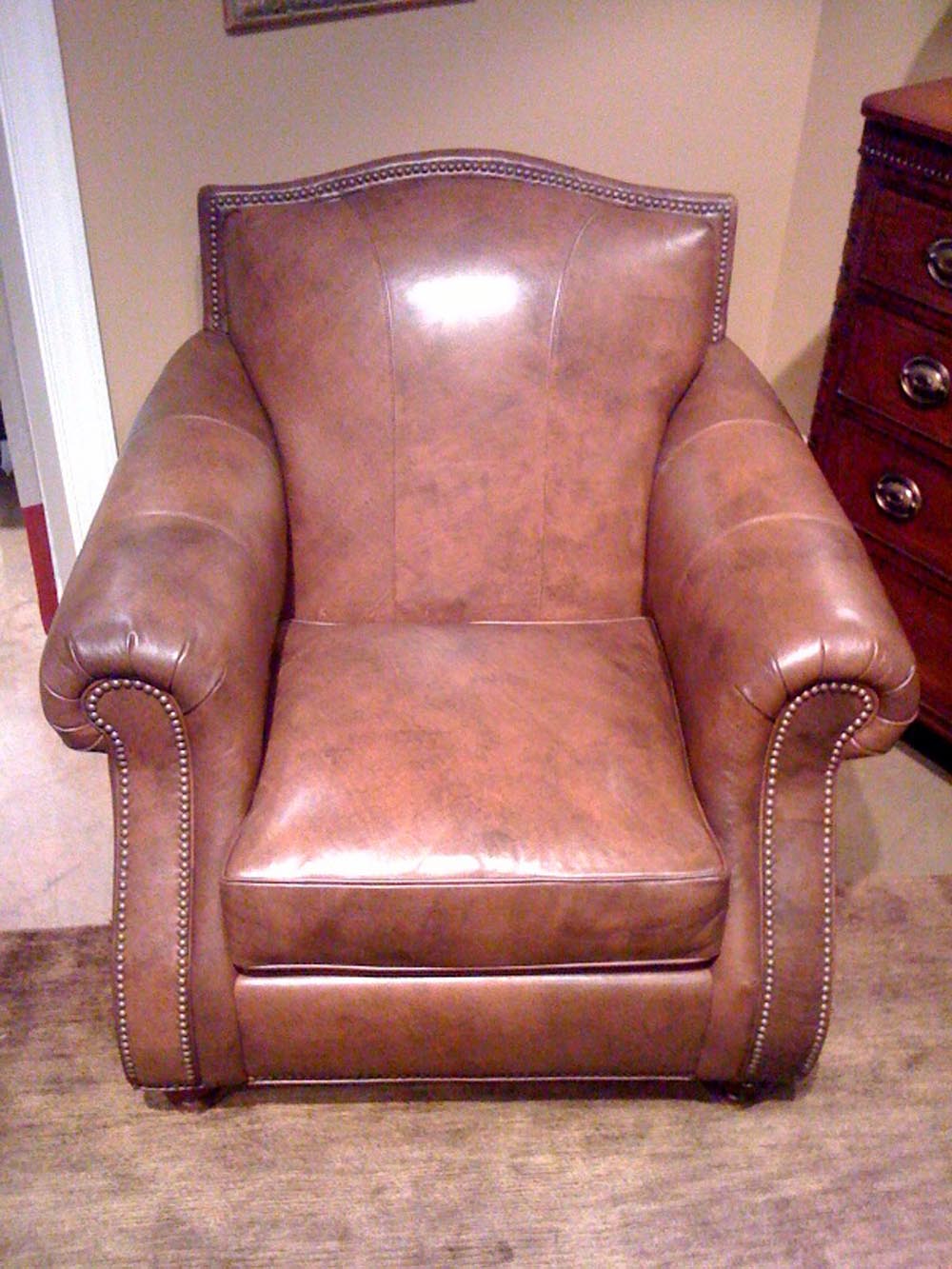 Townsend Leather's Arturo Fuente Glazed Cowhide Natural