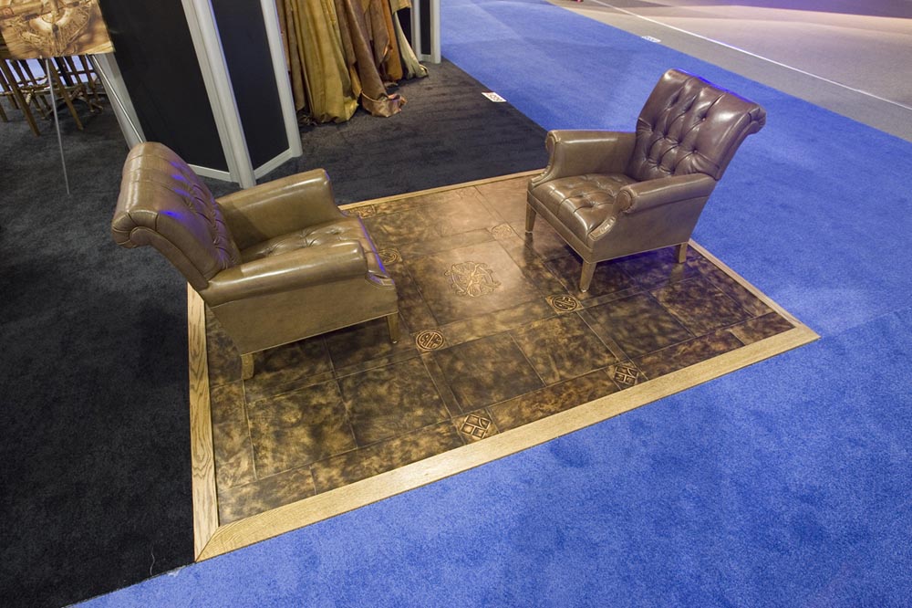 Townsend Leather's Arturo Fuente Glazed Cowhide Custom Logo Embossed and Hand Rubbed Custom Color