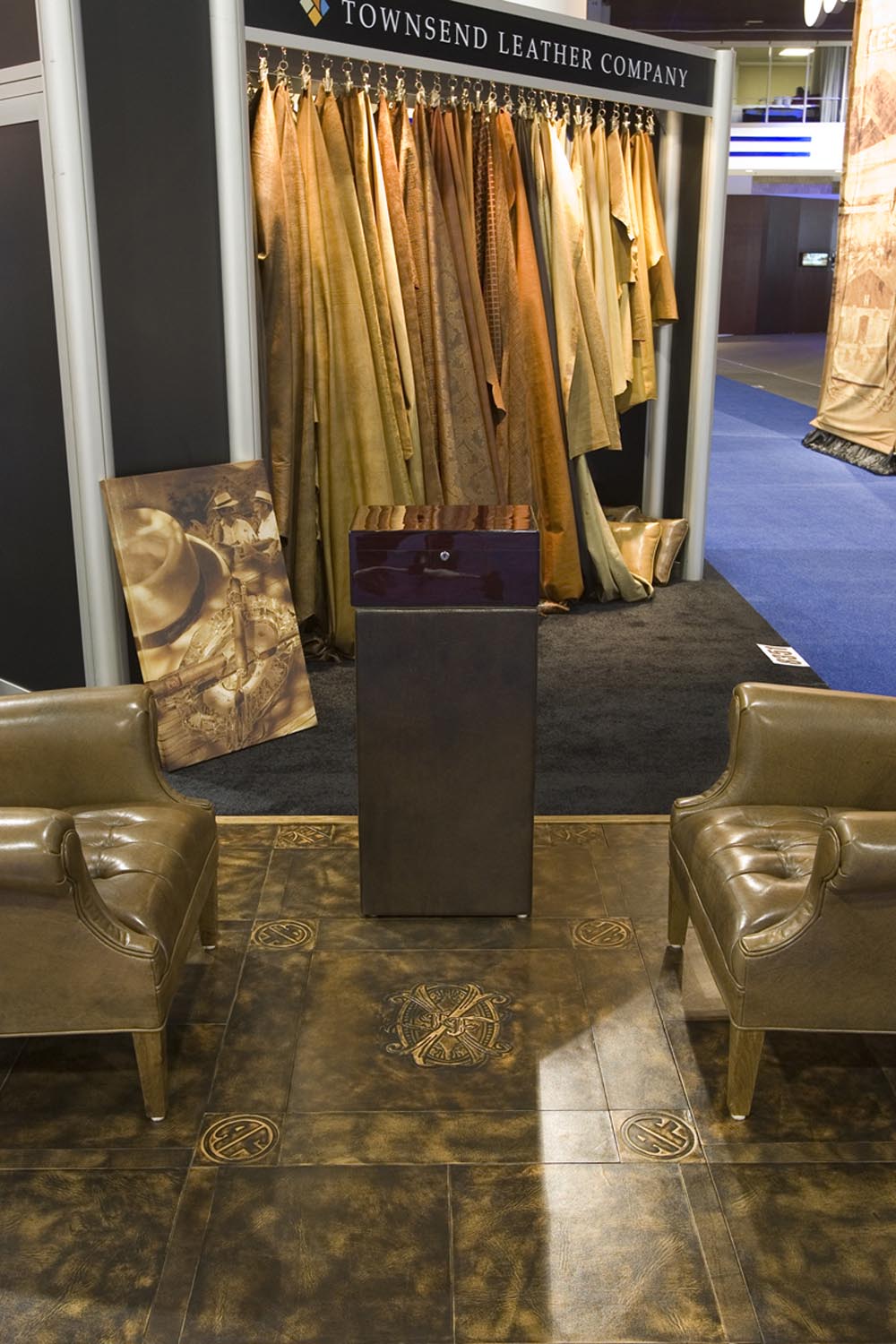 Townsend Leather's Arturo Fuente Glazed Cowhide Custom Logo Embossed and Hand Rubbed Custom Color