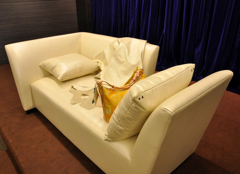 Townsend Leather's Glamour Cowhide White Pearl